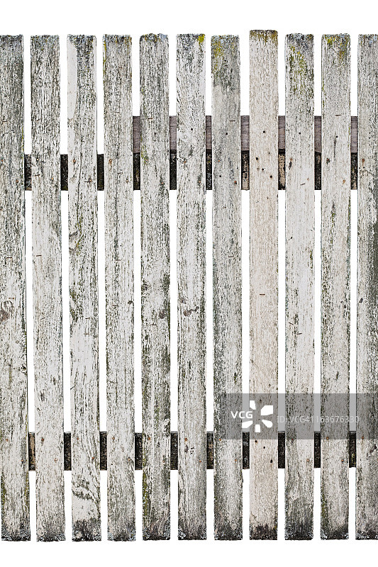 非常古老的木桩栅栏图片素材