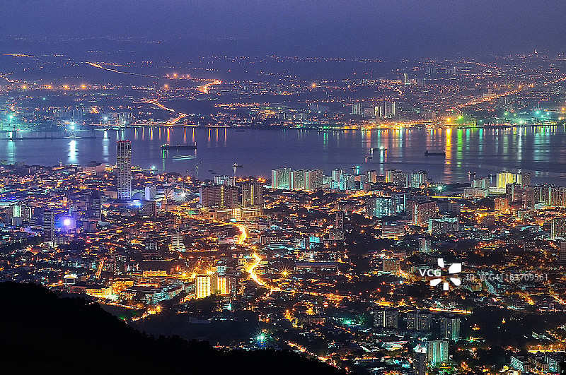 槟城夜景图片素材