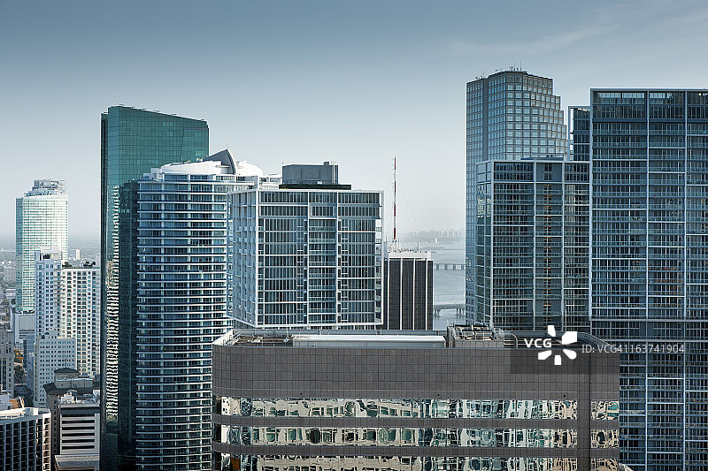 布里克尔大道鸟瞰图图片素材