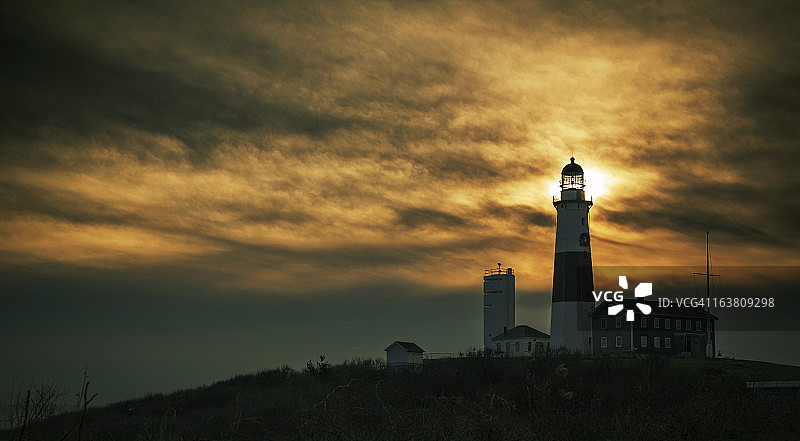 长岛蒙托克角灯塔图片素材