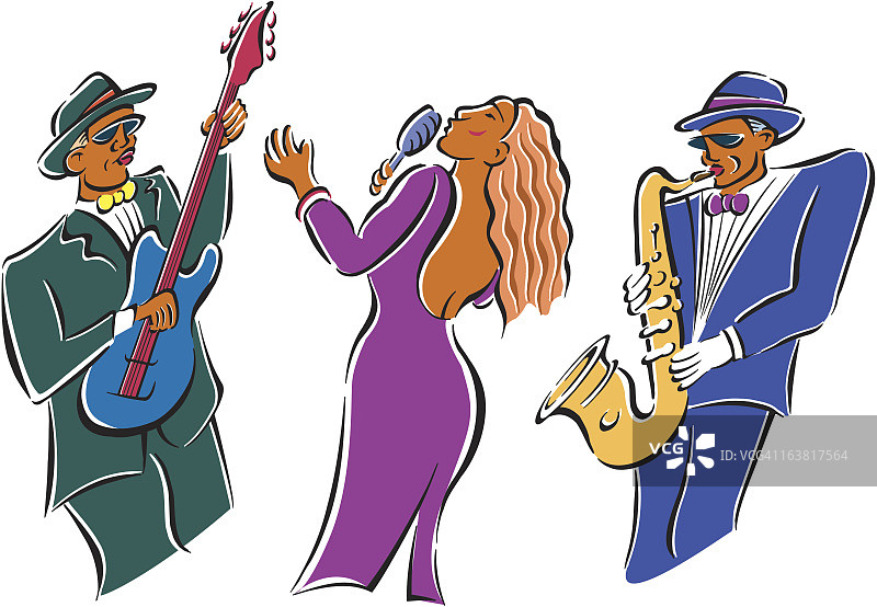 音乐家们图片素材