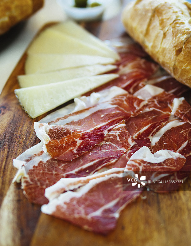 塞拉诺火腿图片素材