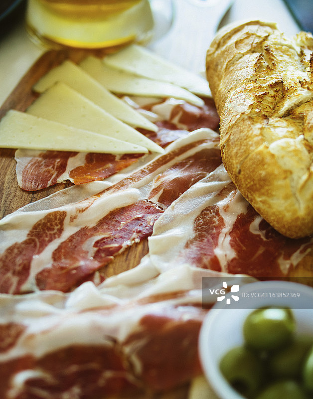 塞拉诺火腿图片素材