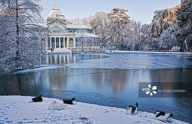 马德里水晶宫图片素材