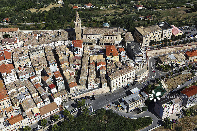 圣安杰洛城市鸟瞰图片素材