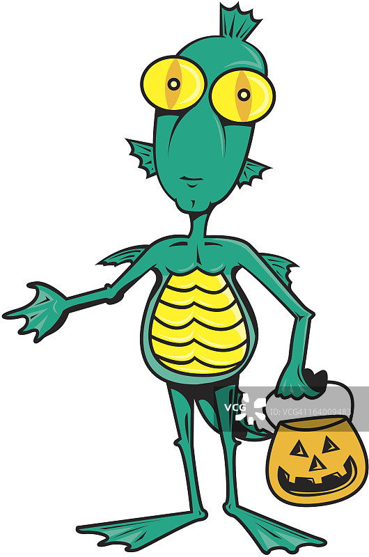 外星不给糖就捣蛋图片素材