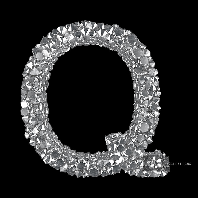 钻石字母Q图片素材