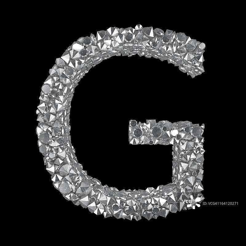 钻石字母G图片素材