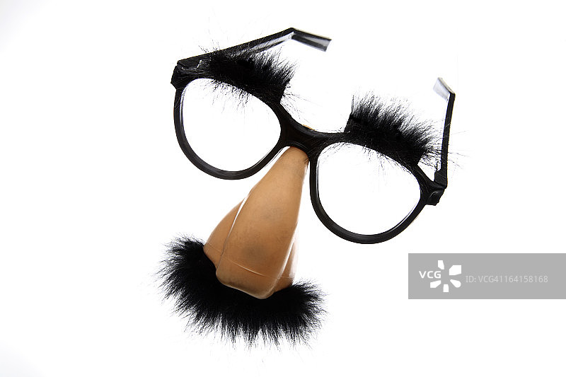 眼镜和假鼻子伪装图片素材