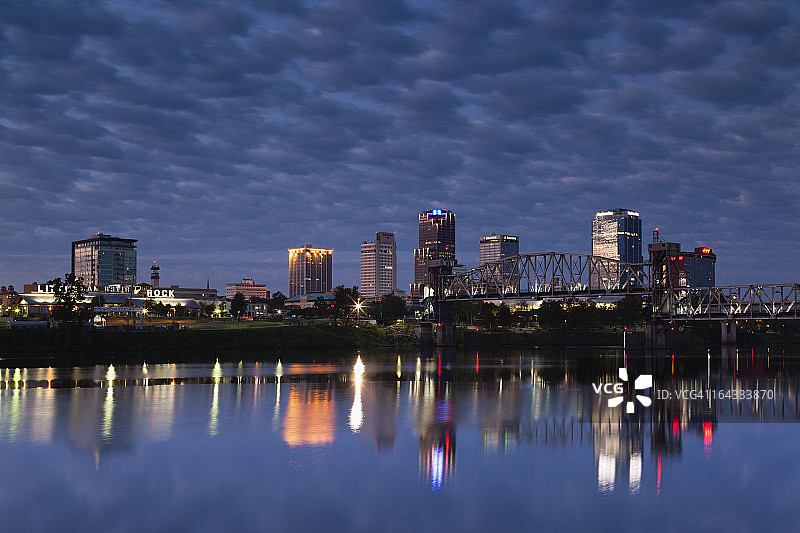 阿肯色州小石城城市景观图片素材