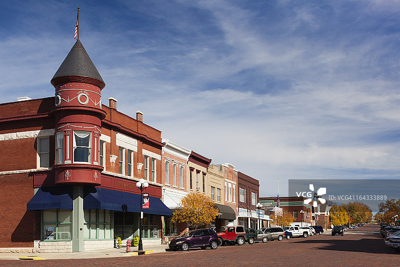 堪萨斯州马里斯维尔城市景观图片素材
