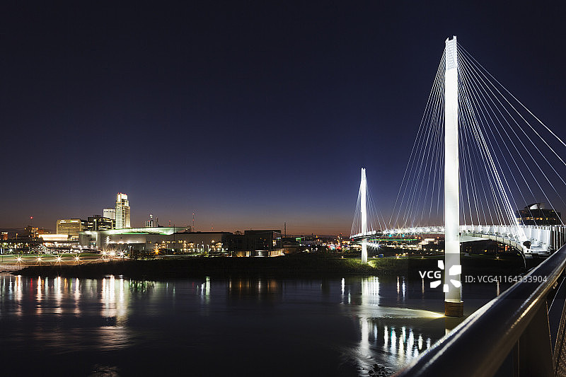 内布拉斯加州奥马哈城市景观图片素材