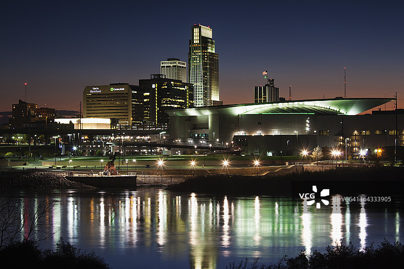 内布拉斯加州奥马哈城市景观图片素材