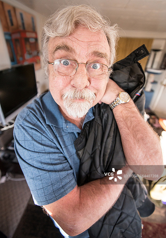 滑稽的老人图片素材