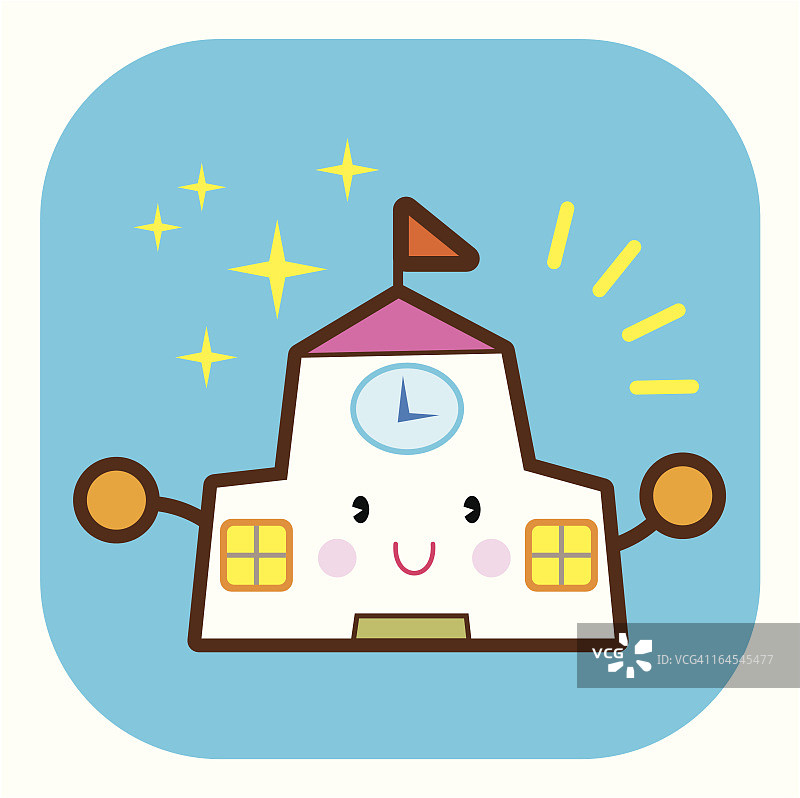 可爱的校园角色图片素材