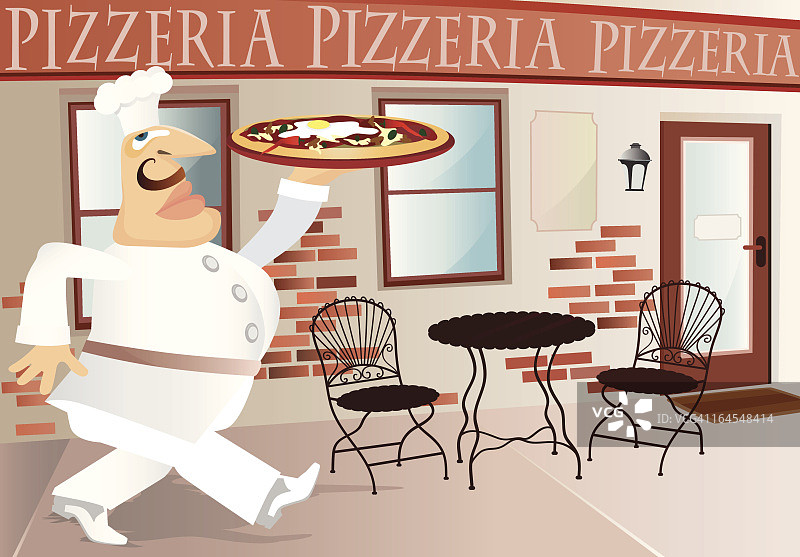 披萨厨师长图片素材