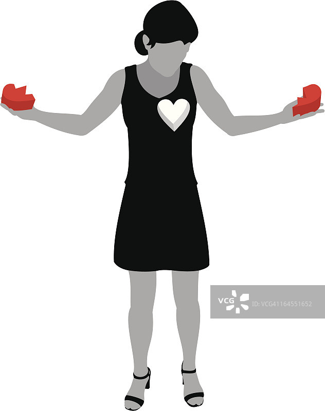 破碎的心图片素材