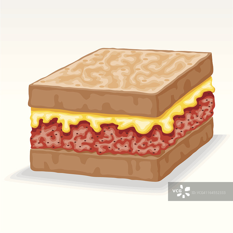 蒙特利尔熏肉三明治图片素材