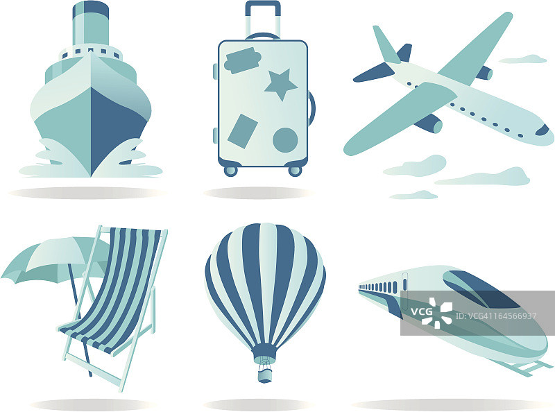 旅行与交通图标图片素材
