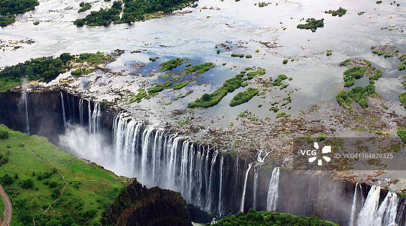 赞比亚维多利亚瀑布图片素材