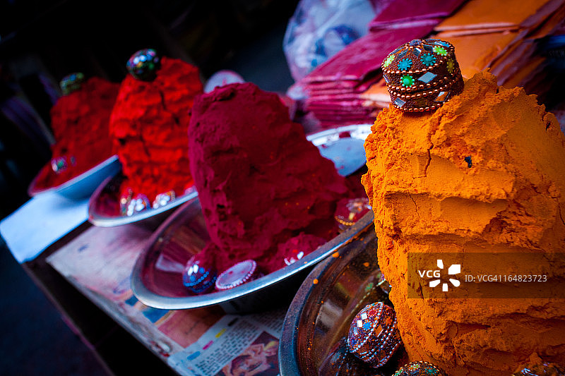 印度的香料图片素材