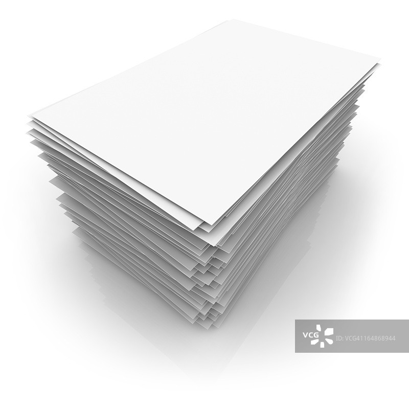 一叠纸张图片素材