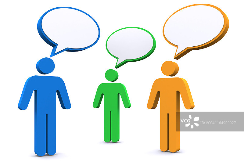 社交媒体人物图片素材