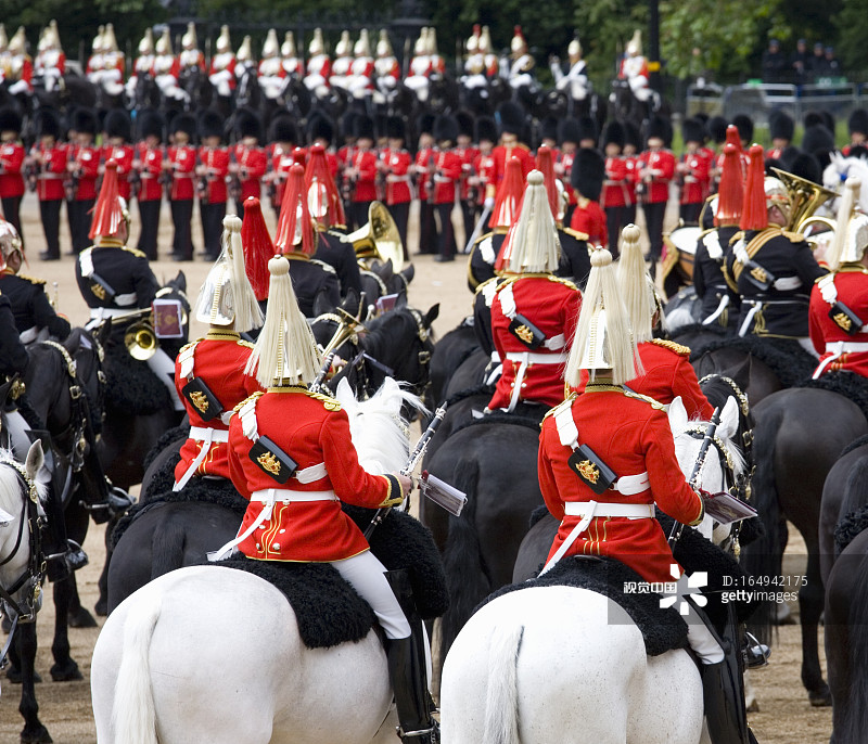 皇家阅兵仪式，伦敦，英国图片素材