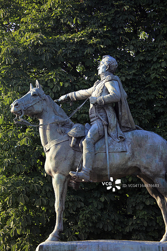 西蒙·玻利瓦尔雕像图片素材