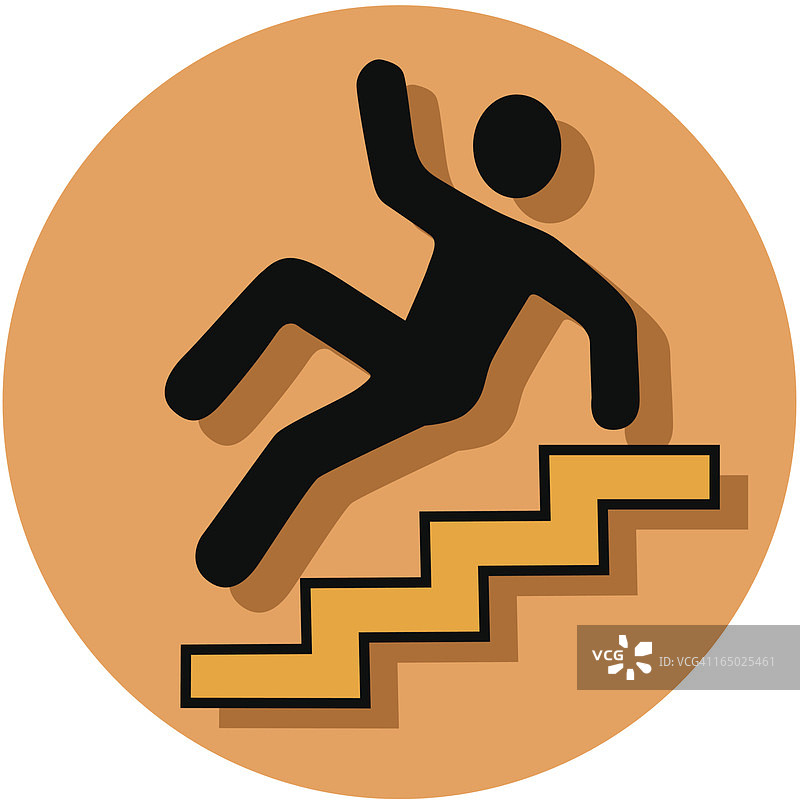 当心楼梯图标图片素材