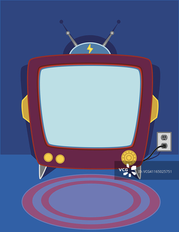 深夜电视节目图片素材