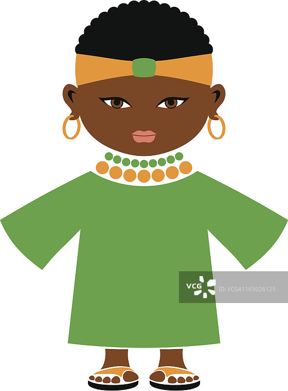 非洲玩偶图片素材