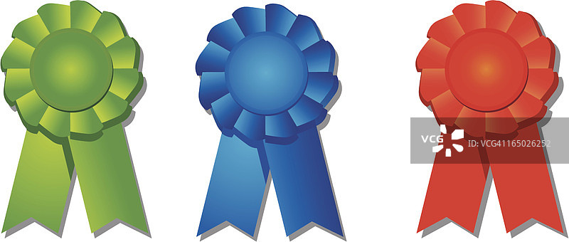 红绿蓝徽章图片素材