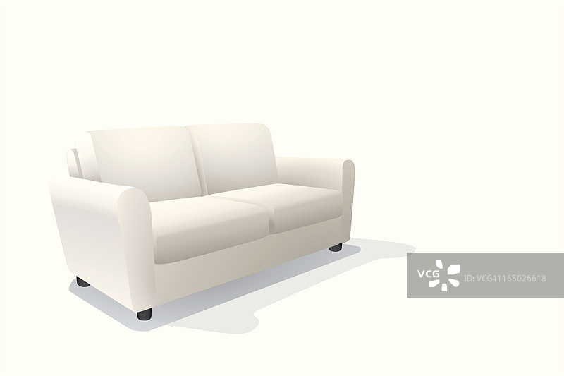 白色沙发图片素材
