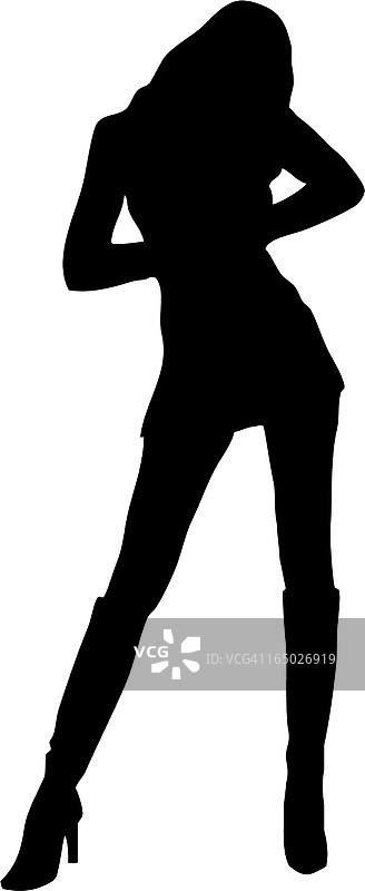 脱衣服的女人（矢量图）图片素材