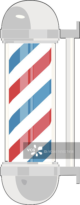 理发柱矢量图图片素材