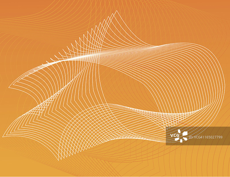 橙色抽象线条背景图片素材