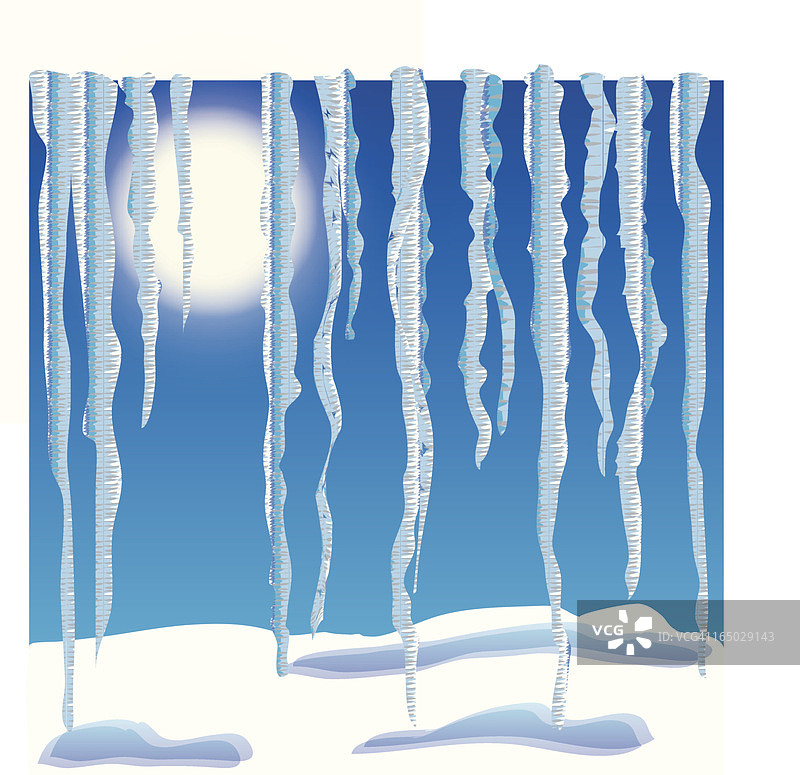 冰柱图片素材