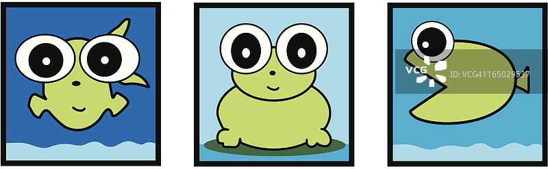 大眼睛的海洋生物图片素材