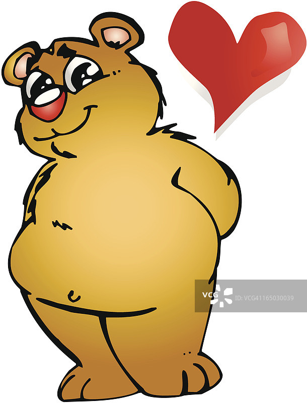 有趣的瓦伦丁熊图片素材