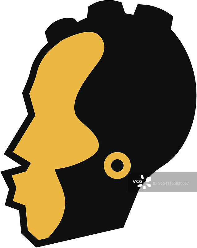 非洲战士（矢量图）图片素材