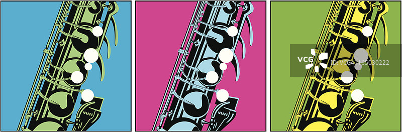 萨克斯波普艺术图片素材