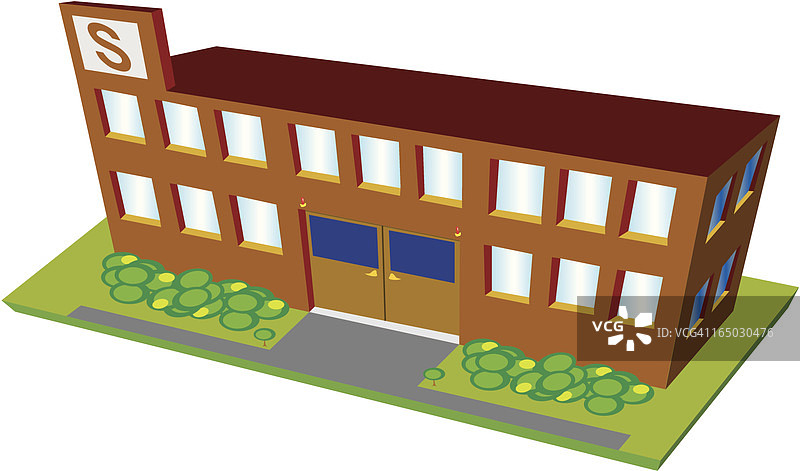 卡通学校图片素材