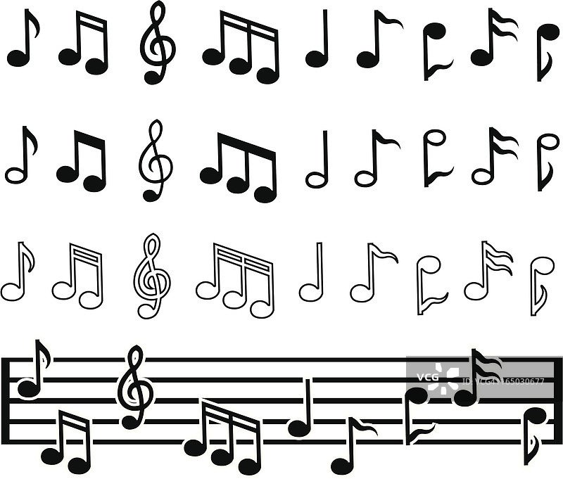 音符矢量素材图片素材