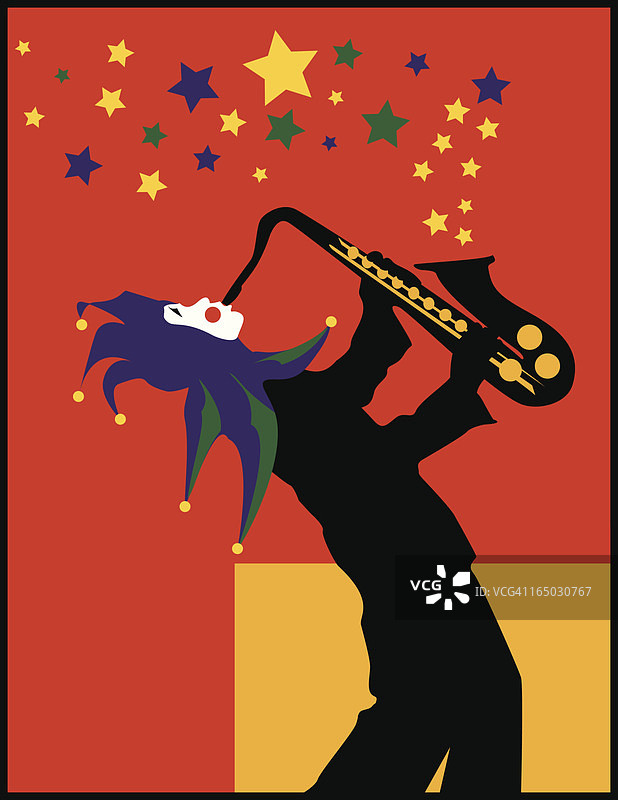 爵士乐丑角图片素材