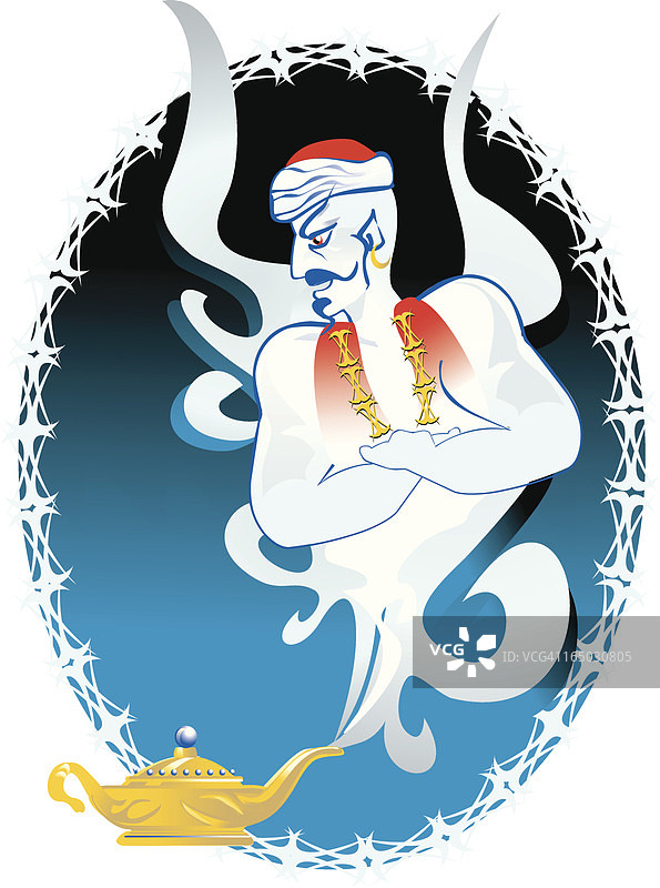 神灯精灵图片素材