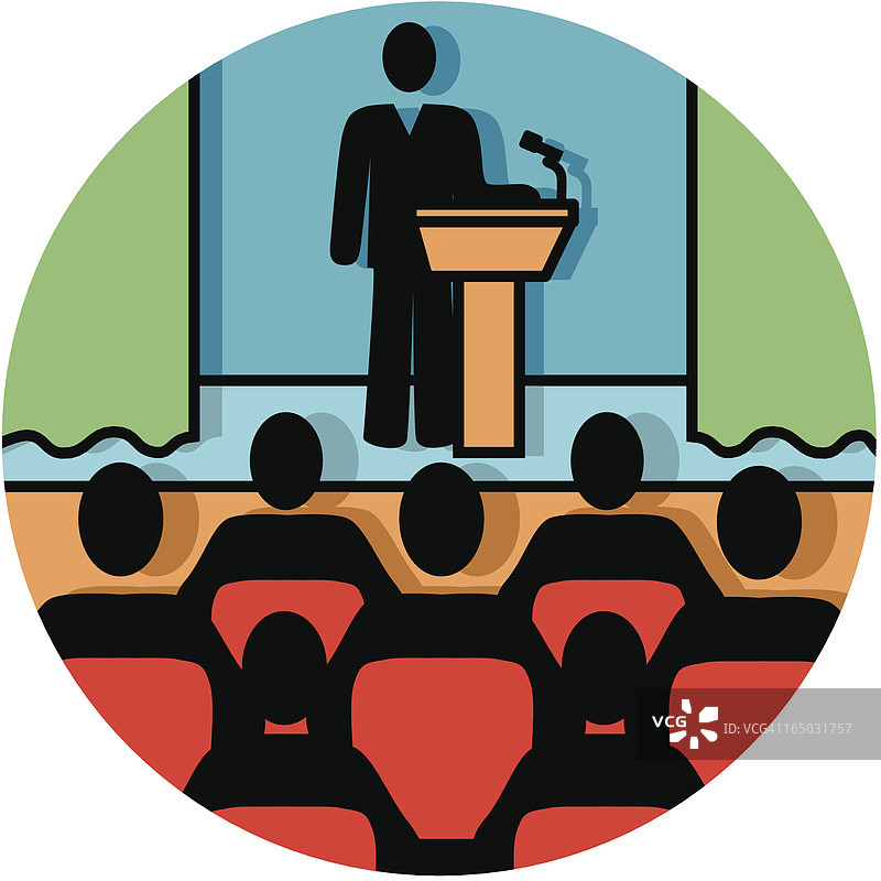 讲座图标图片素材