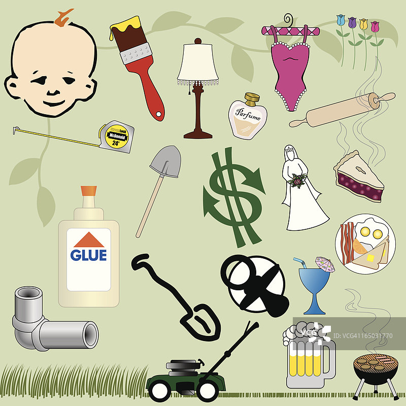 家居与园艺（矢量图）图片素材