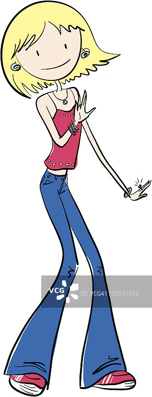 佩戴珠宝的女人图片素材