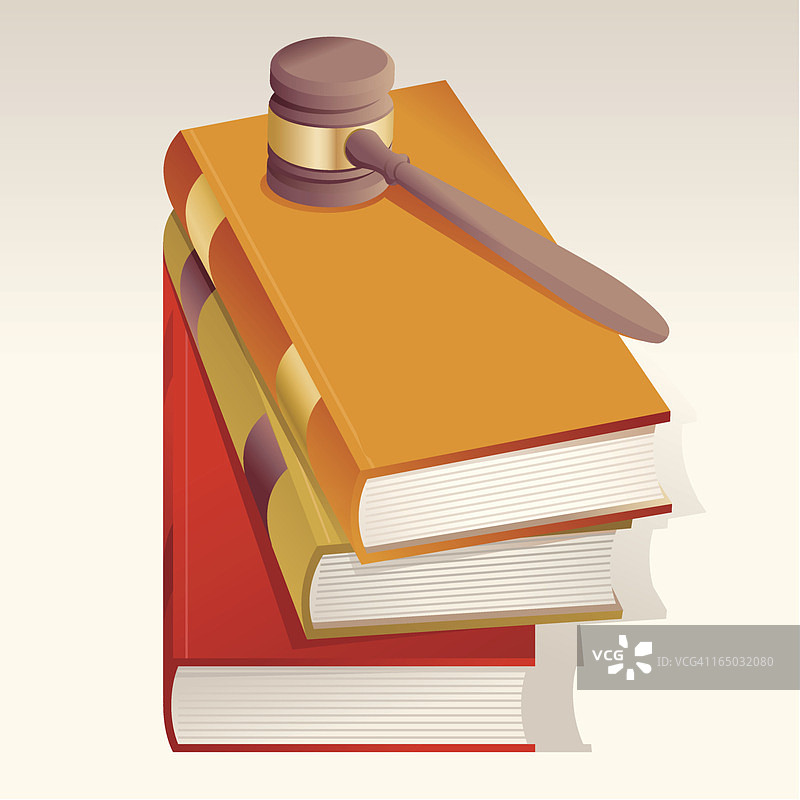 法槌和书籍图片素材